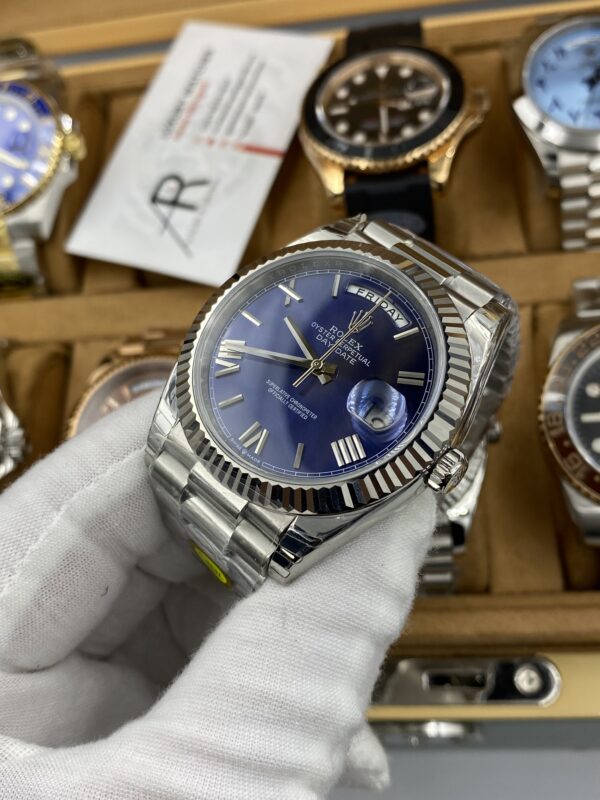 Rolex Daydate Bleu Dial 41 mm Swiss Quality