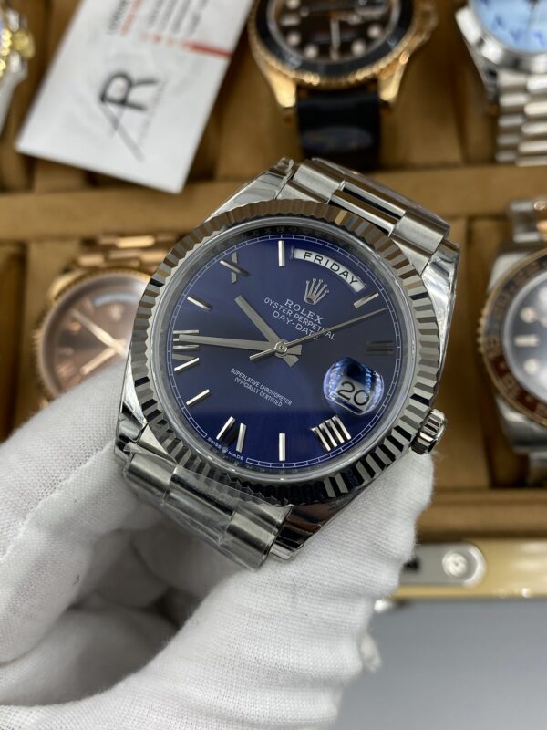 Rolex Daydate Bleu Dial 41 mm Swiss Quality