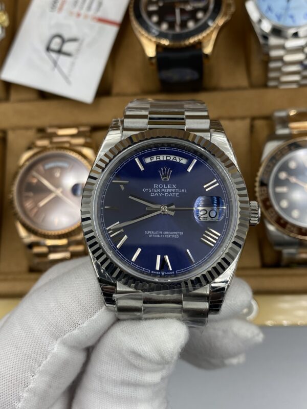 Rolex Daydate Bleu Dial 41 mm Swiss Quality