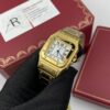 Cartier Santos Gold White Dial