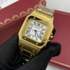 Cartier Santos Gold White Dial
