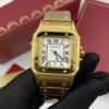 Cartier Santos Gold White Dial