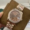 Rolex Date Just Brown Dial 31 mm