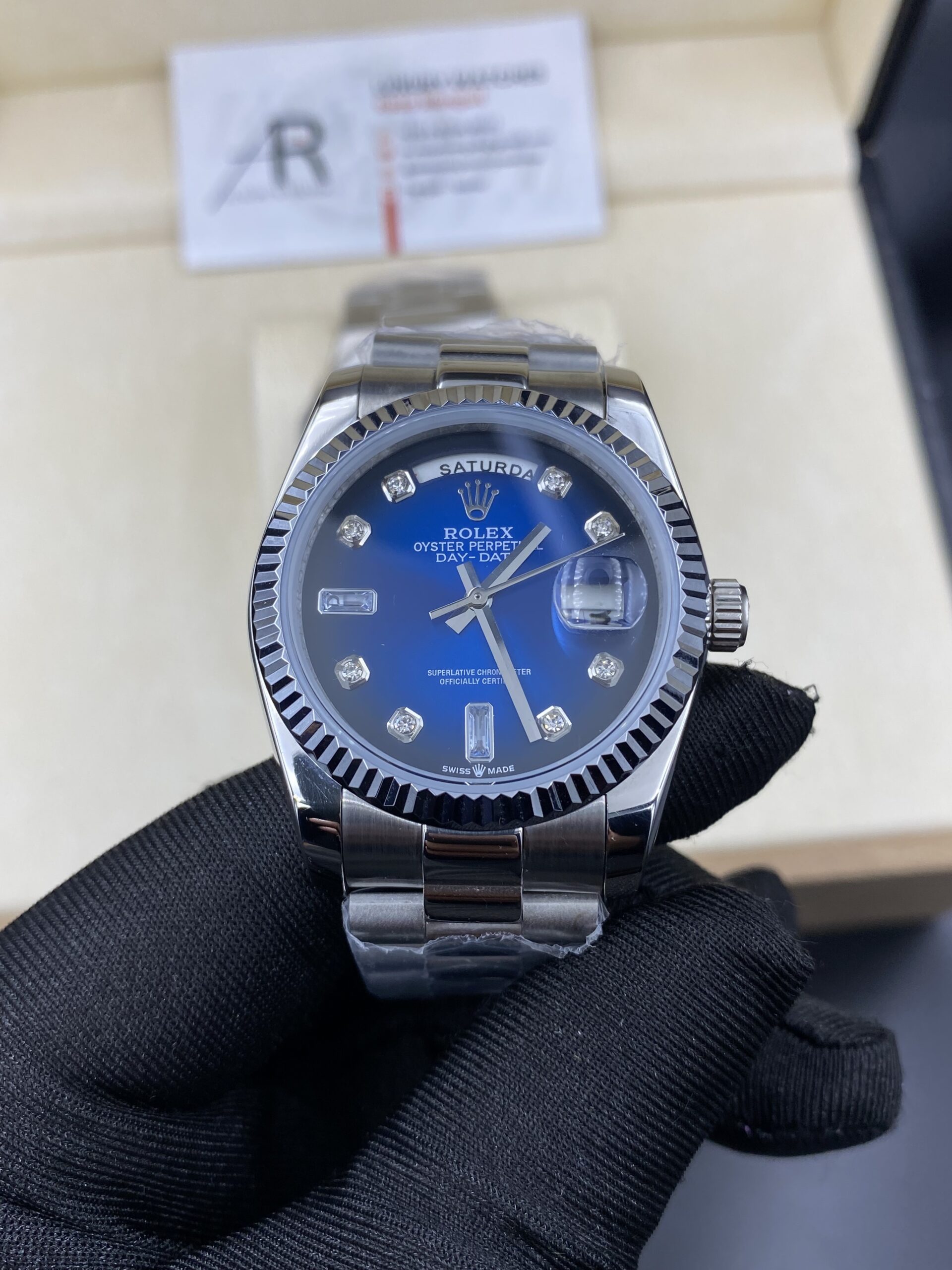 Rolex Day Date Bleu Dial 36 mm