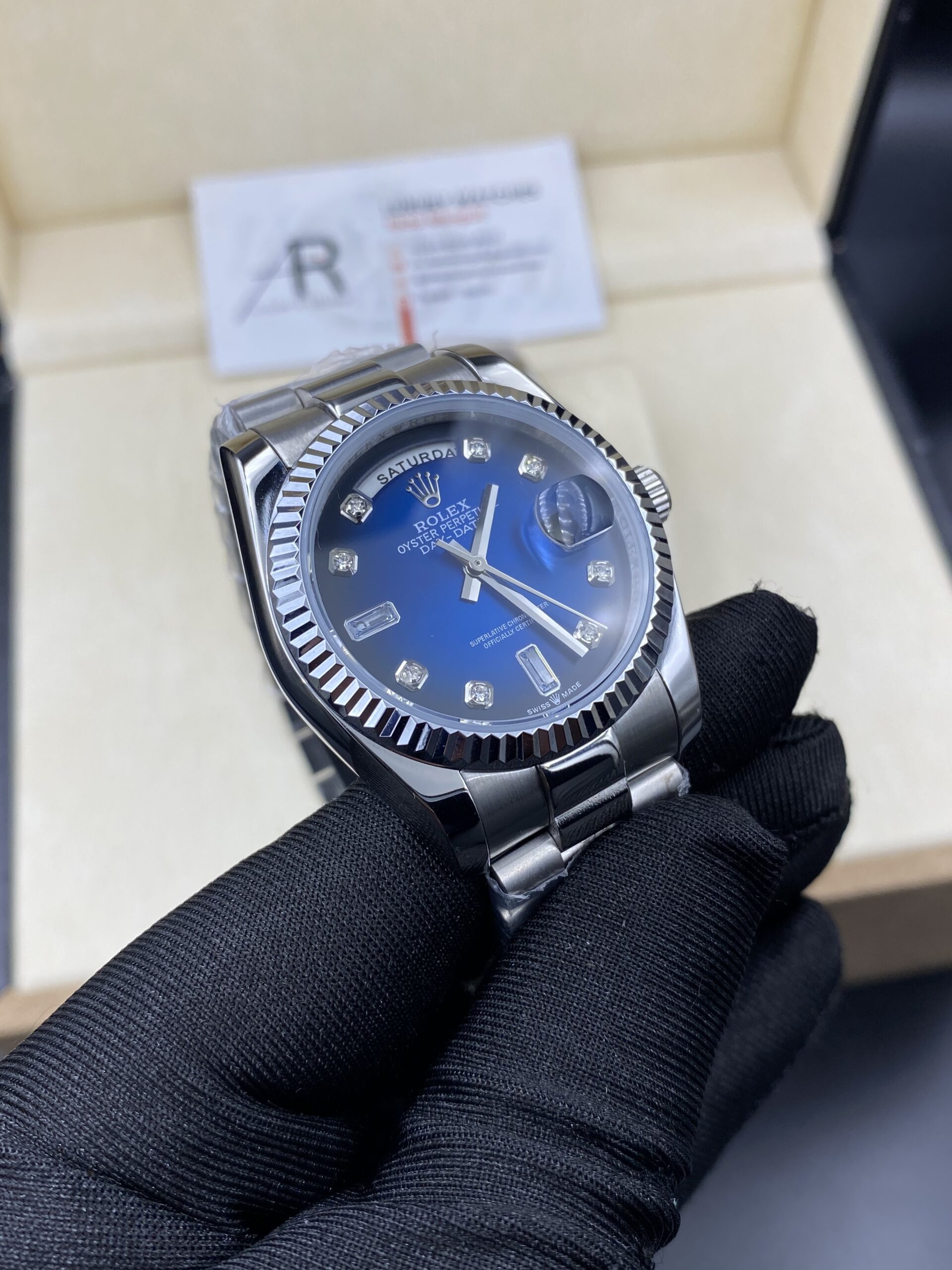 Rolex Day Date Bleu Dial 36 mm