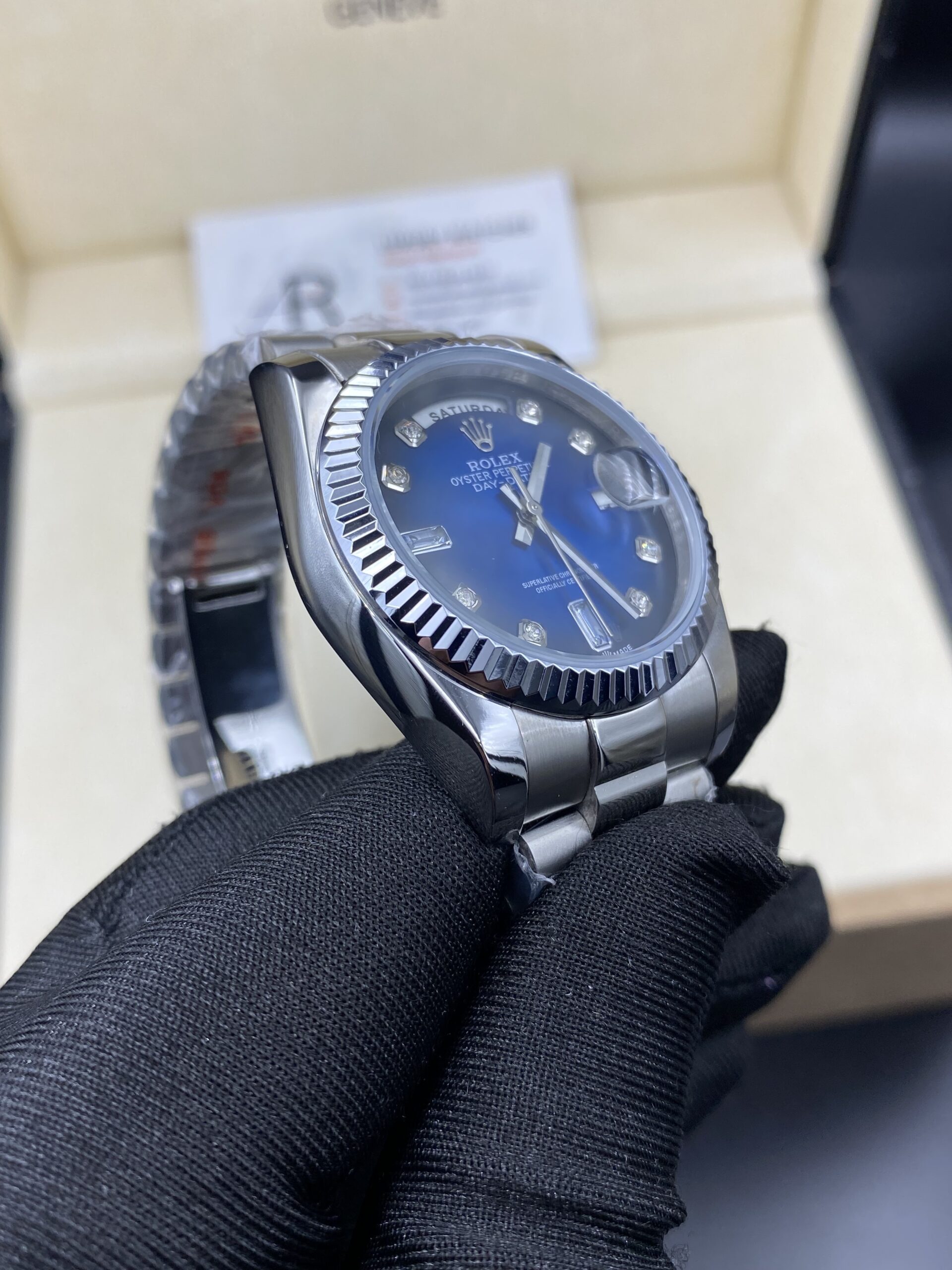 Rolex Day Date Bleu Dial 36 mm