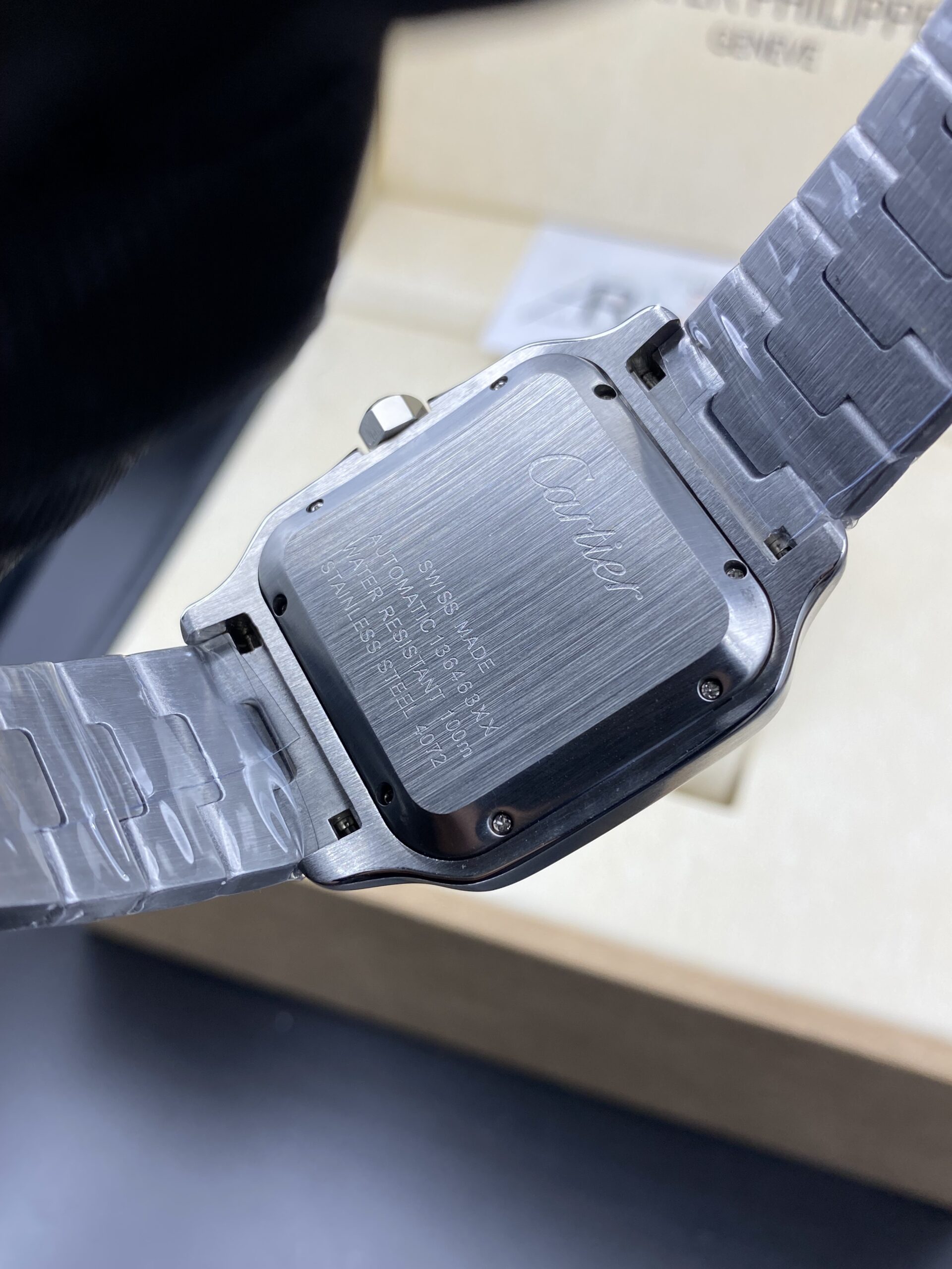 Cartier Santos Two Tone White Dial