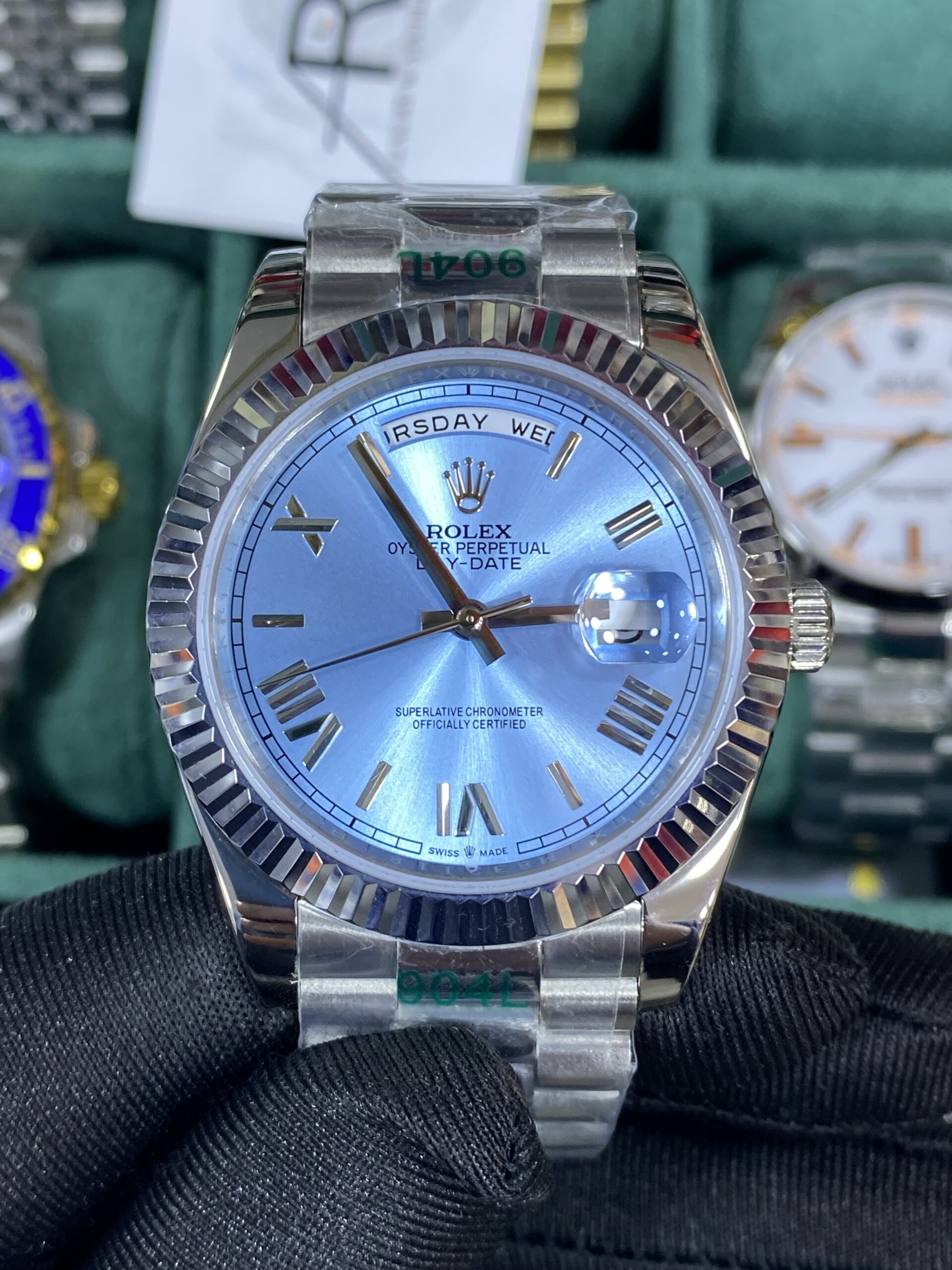 Rolex Day Date Bleu Dial 41 mm