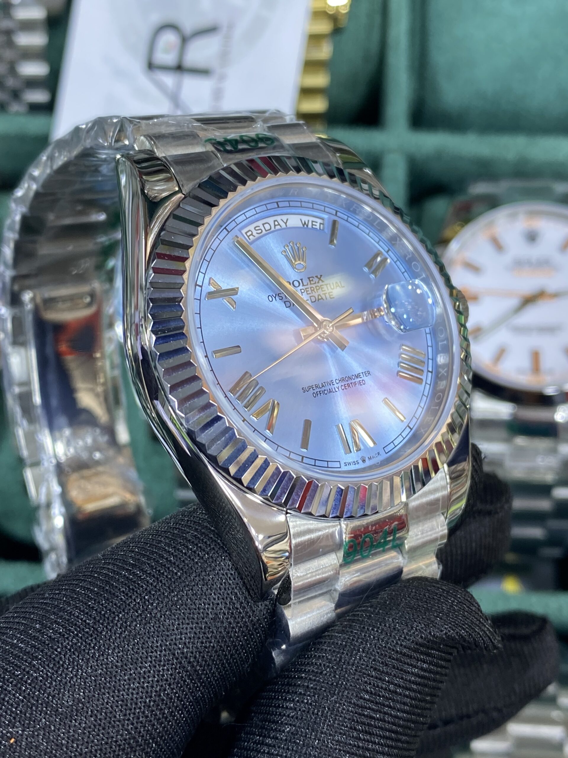 Rolex Day Date Bleu Dial 41 mm