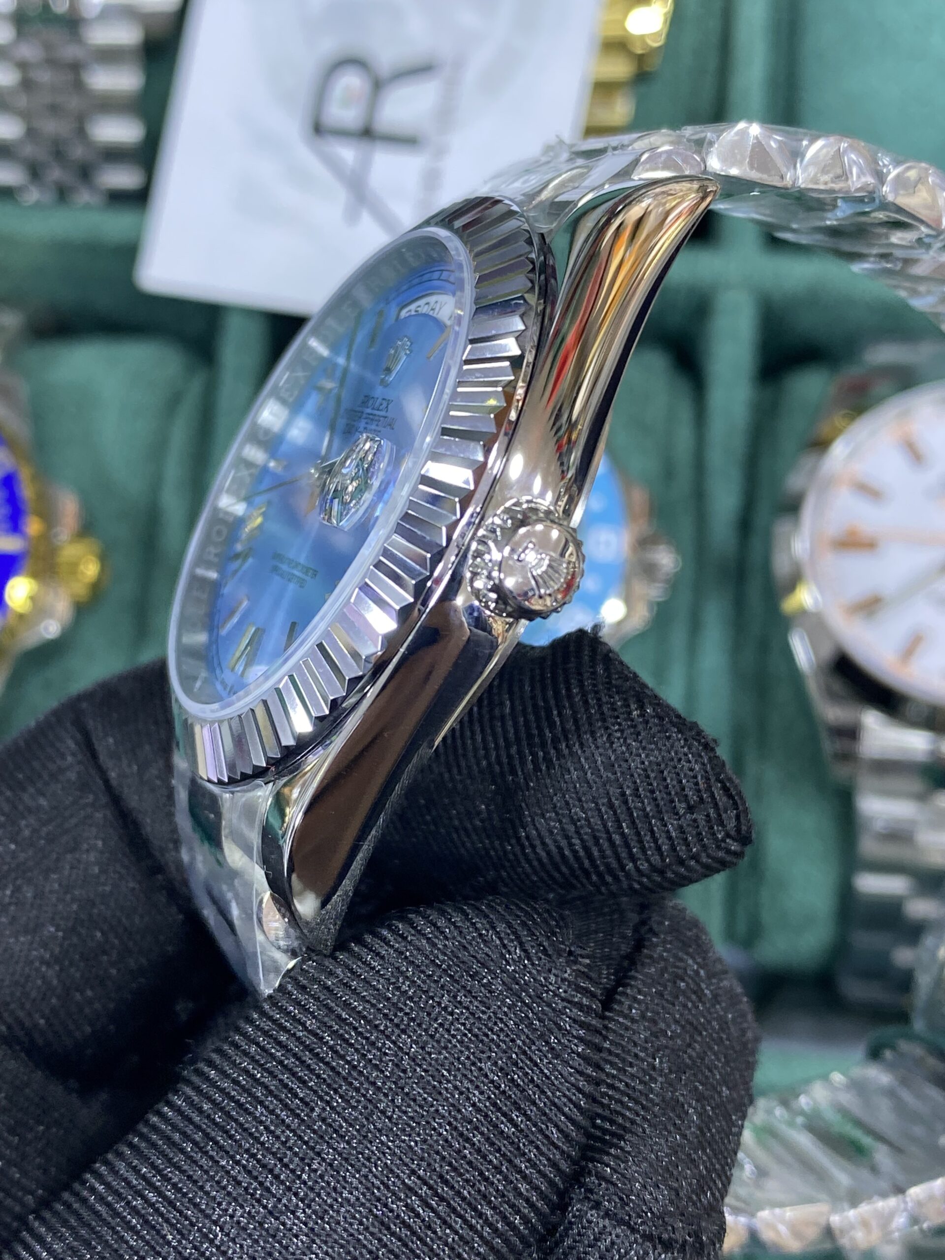 Rolex Day Date Bleu Dial 41 mm