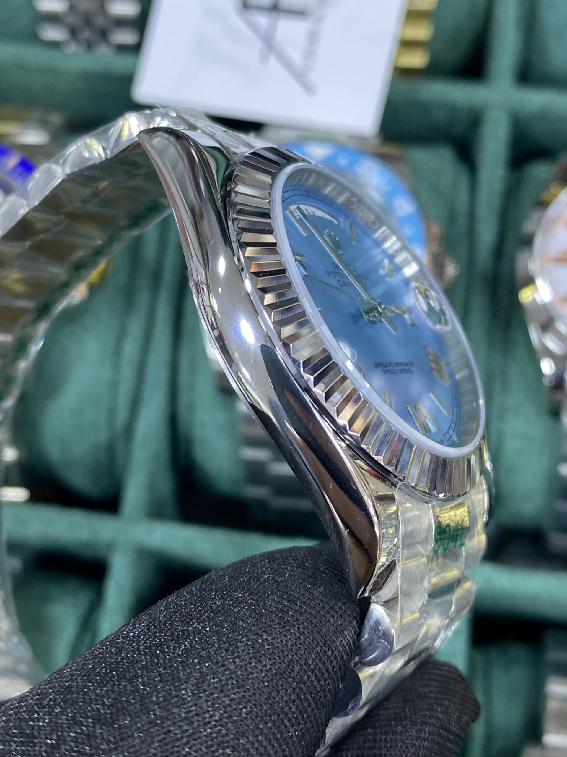 Rolex Day Date Bleu Dial 41 mm