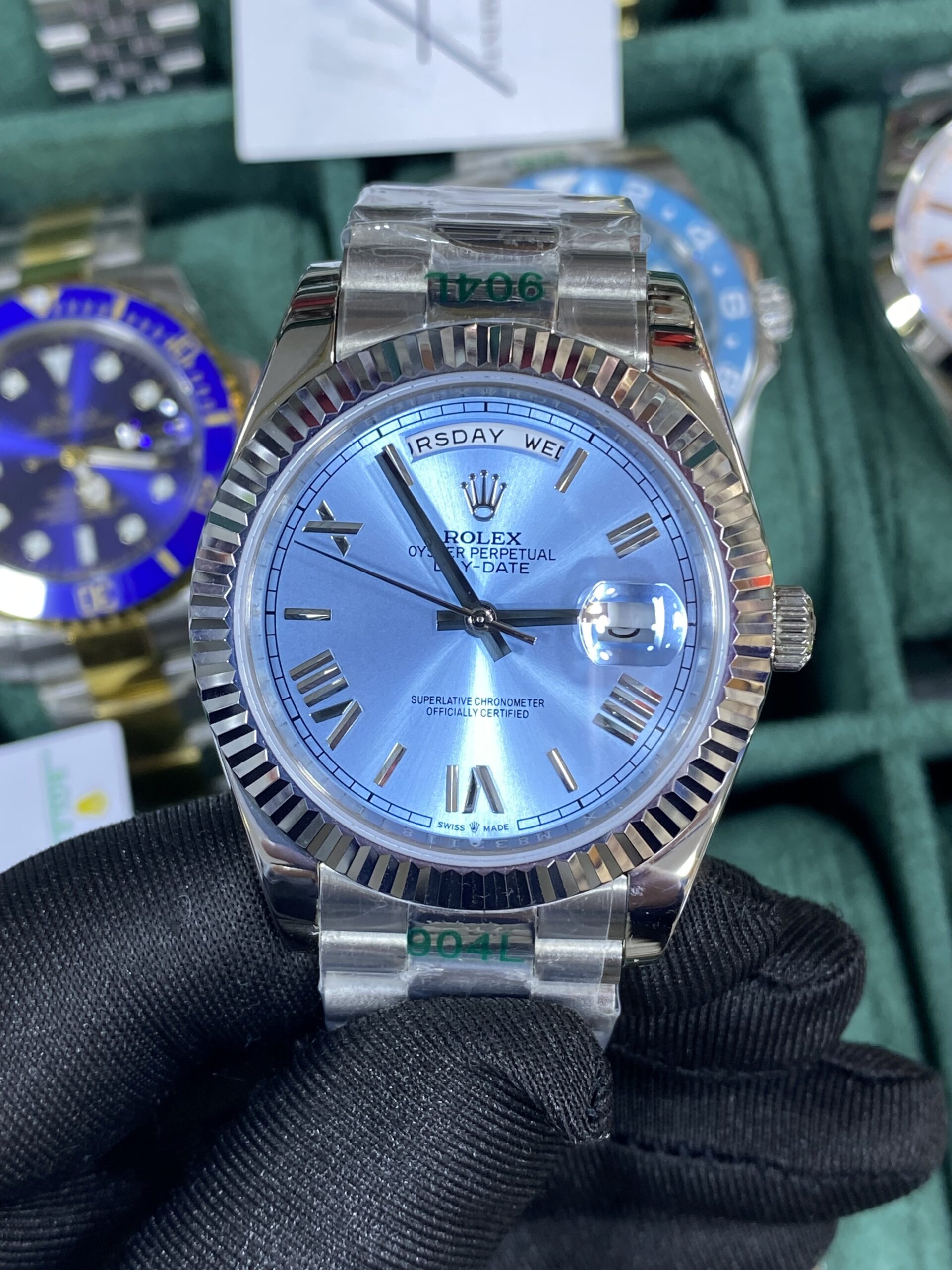 Rolex Day Date Bleu Dial 41 mm