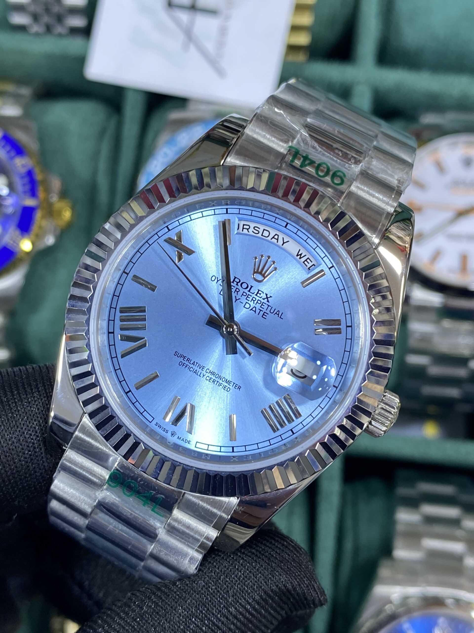 Rolex Day Date Bleu Dial 41 mm