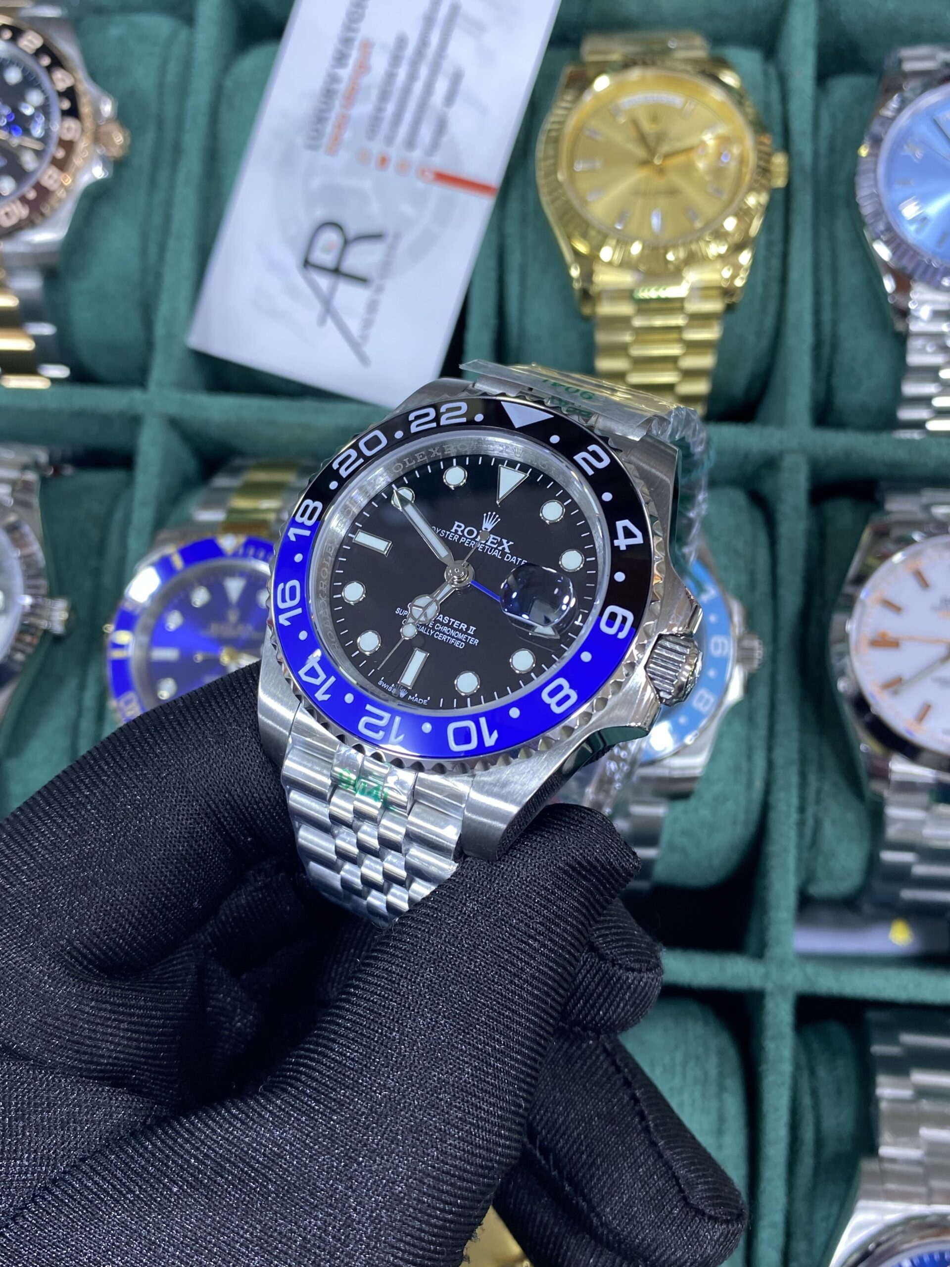 Rolex GMT Master 2 Batman Stainless Steel 40 mm