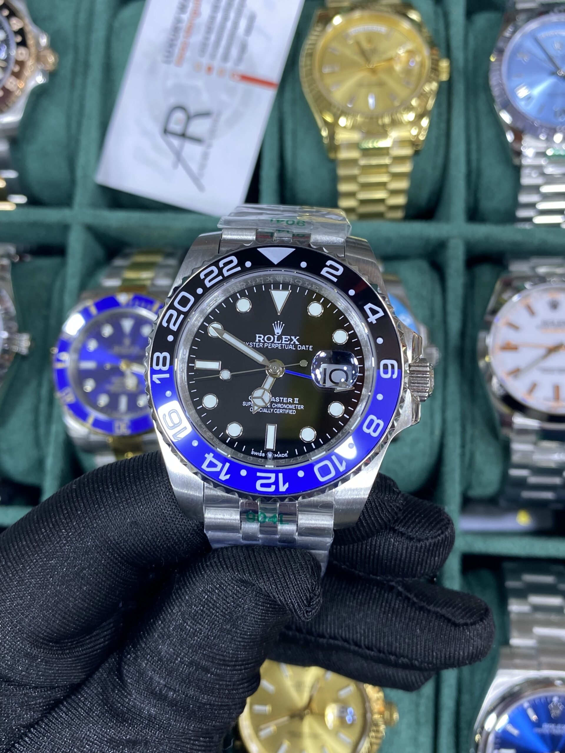 Rolex GMT Master 2 Batman Stainless Steel 40 mm