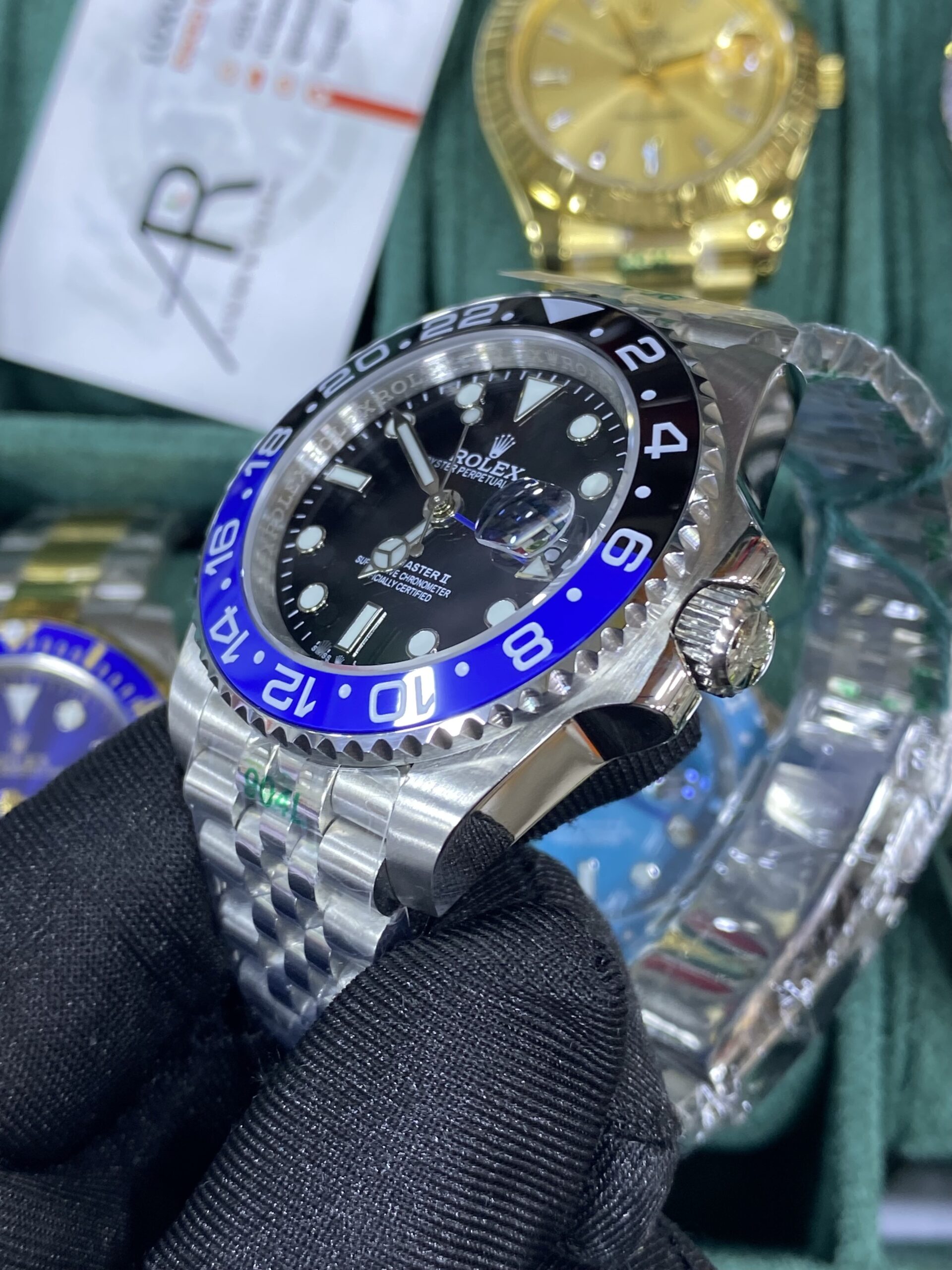 Rolex GMT Master 2 Batman Stainless Steel 40 mm