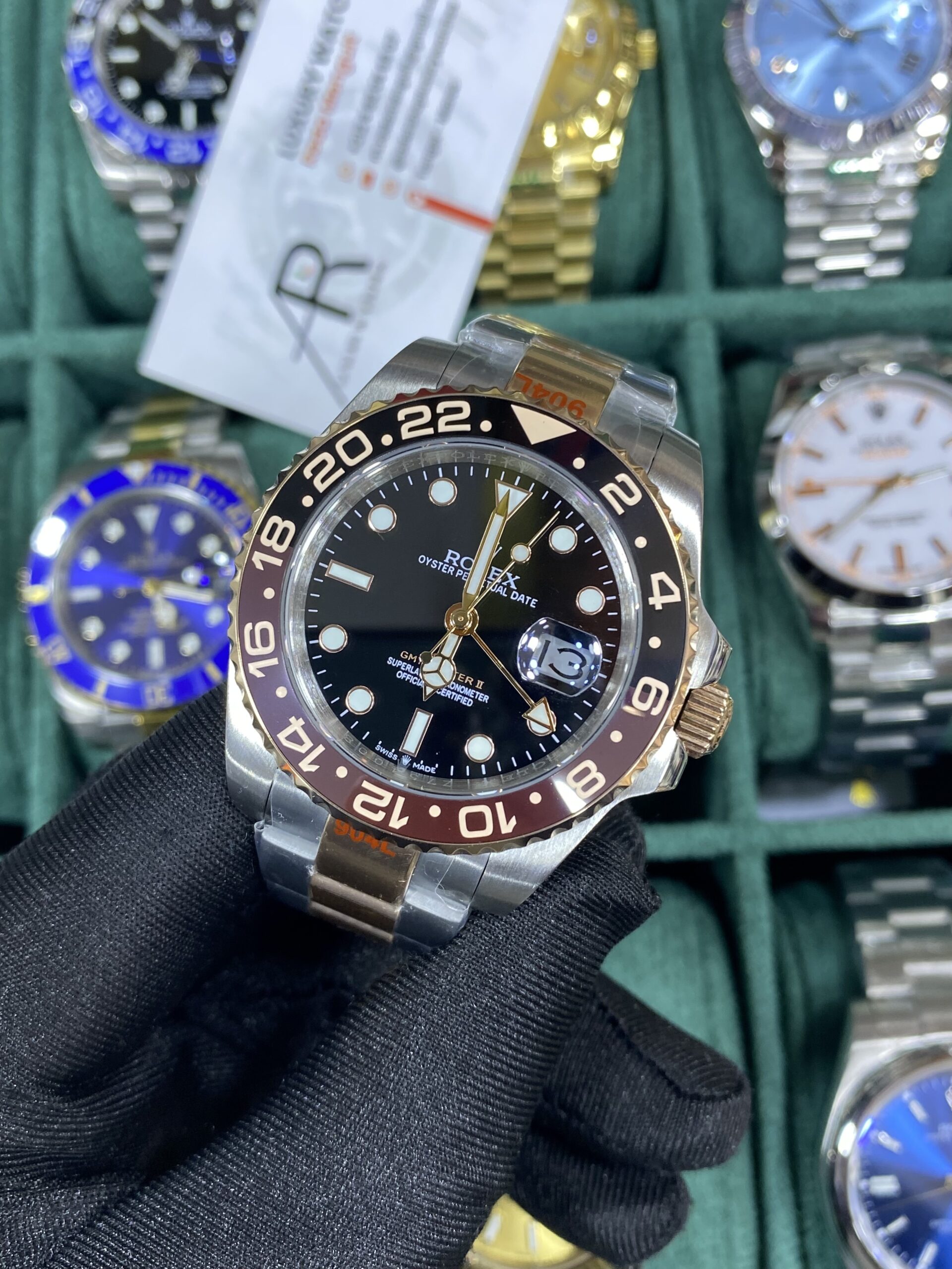Rolex GMT Master 2 Rootbeer Stainless Steel 40 mm