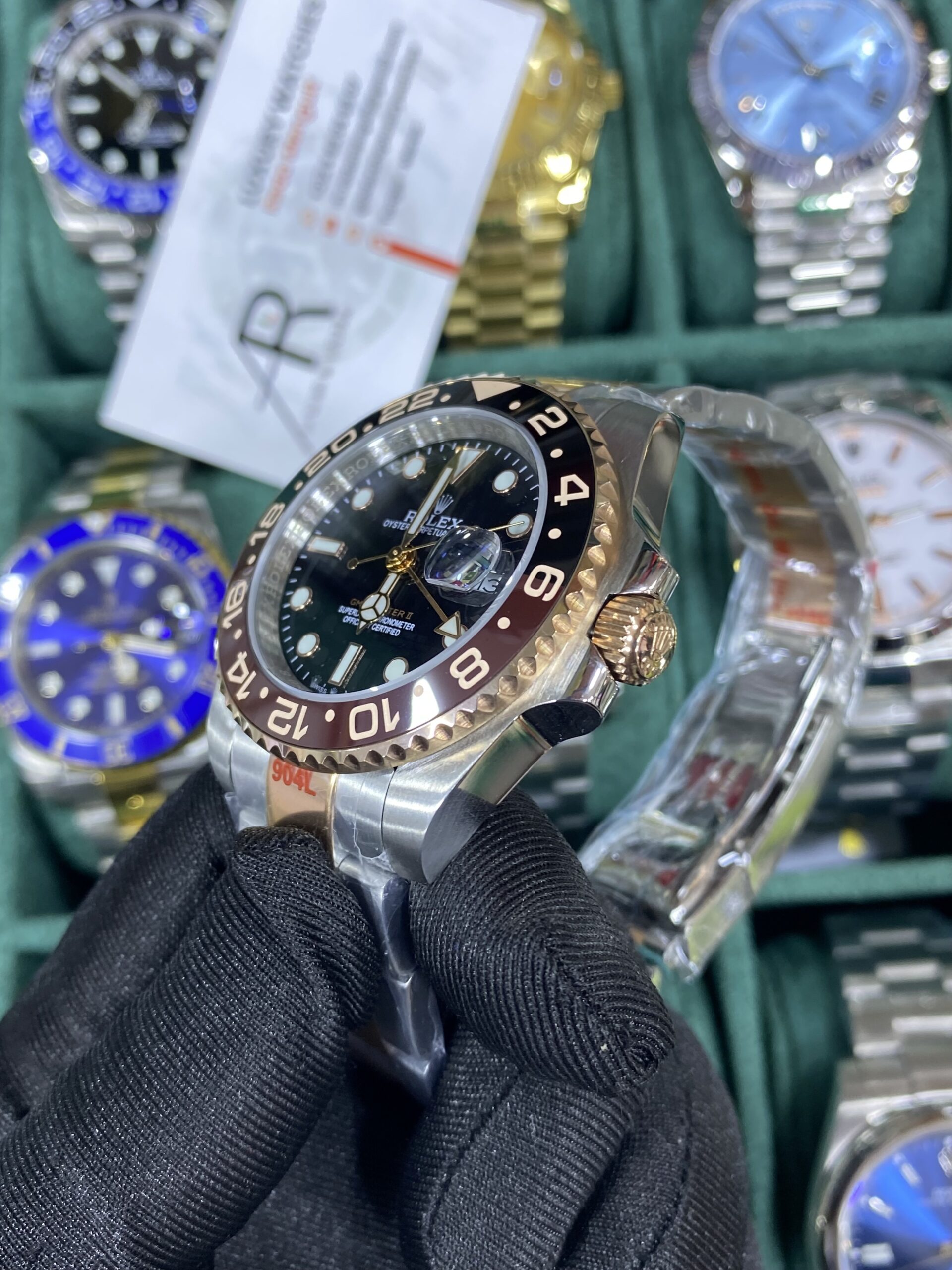 Rolex GMT Master 2 Rootbeer Stainless Steel 40 mm