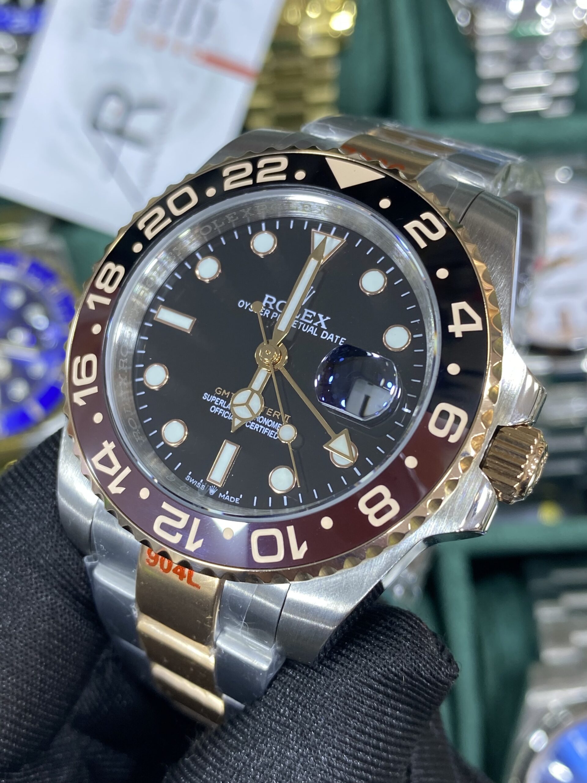 Rolex GMT Master 2 Rootbeer Stainless Steel 40 mm