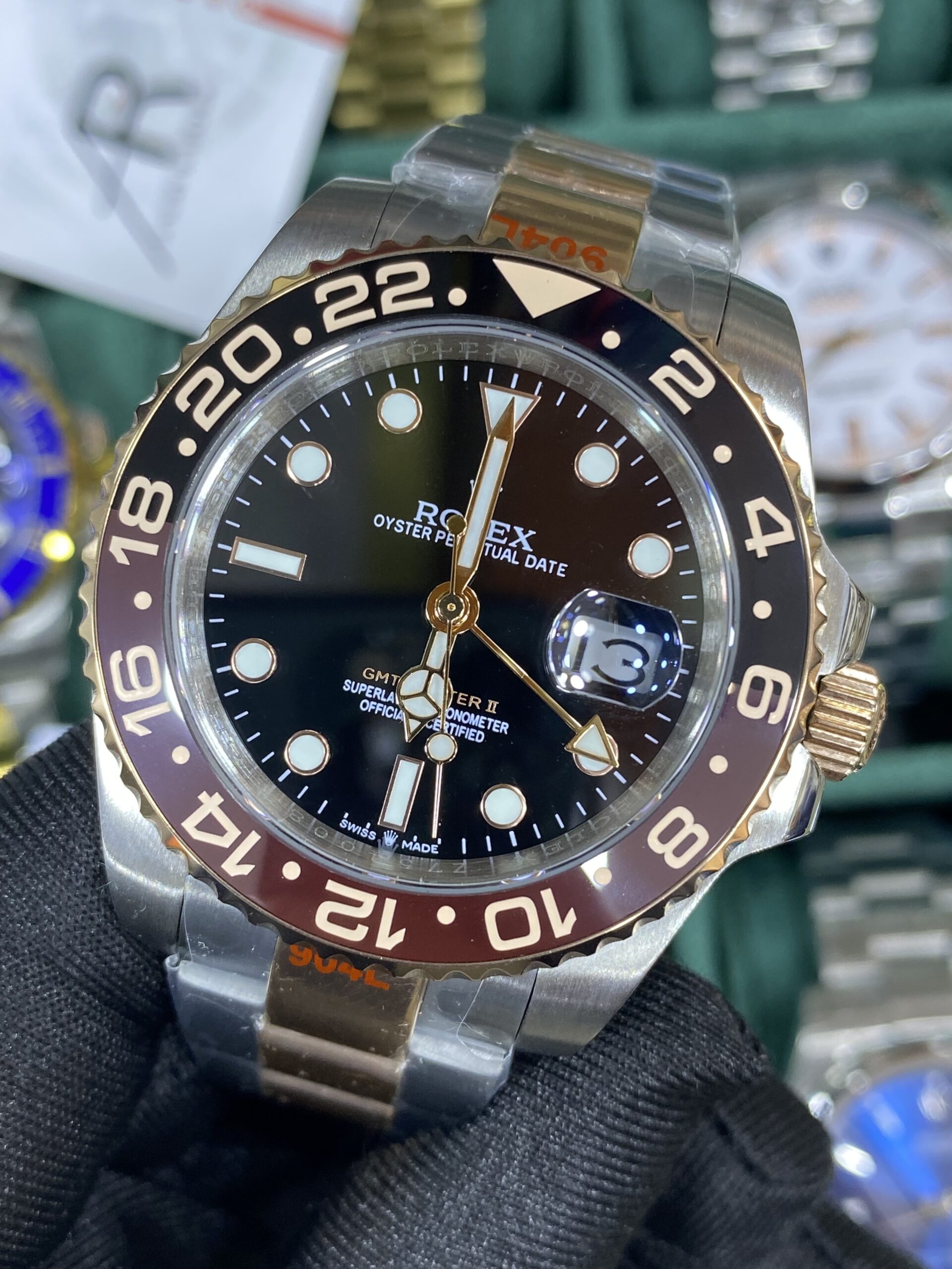 Rolex GMT Master 2 Rootbeer Stainless Steel 40 mm