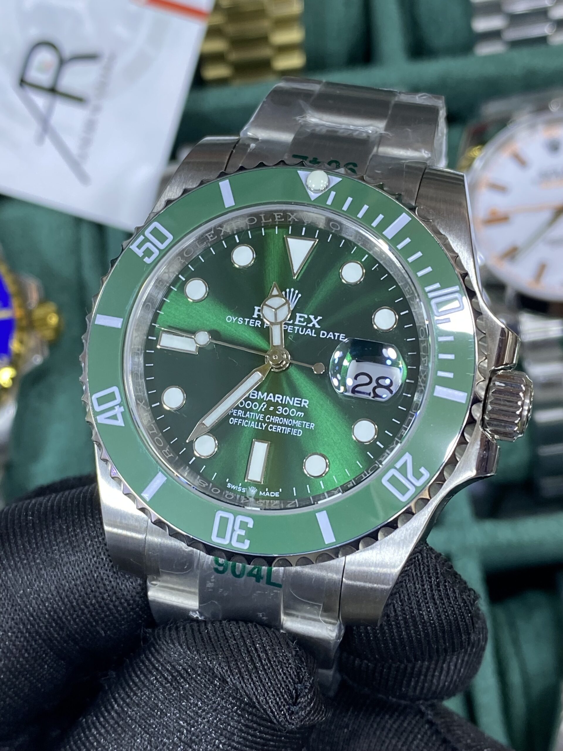 Rolex Submariner Hulk Stainless Steel Green Dial 40 mm