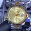 Rolex Date Just Two-Tone Champagne Dial 41 mm