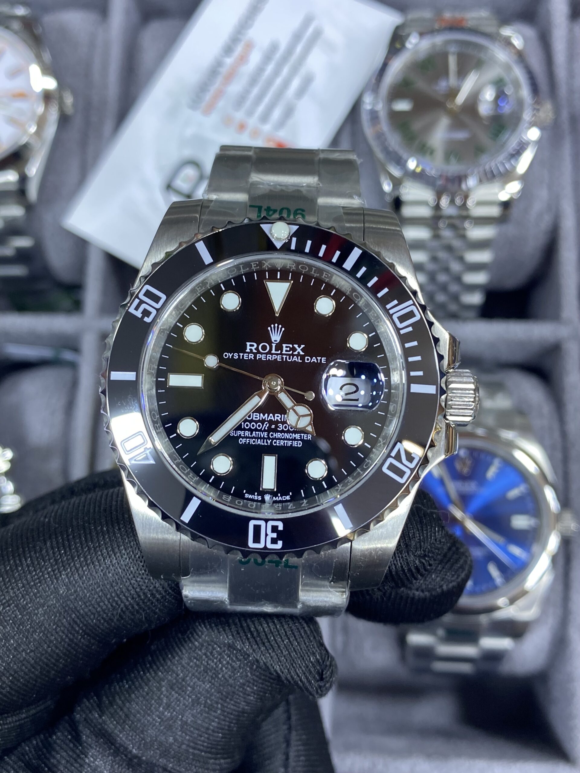 Rolex Submariner Stainless Steel Black Dial 40 mm