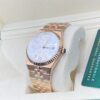Rolex Date Oyster Perpetual Land-Dweller Rose Gold White Dial 41 mm