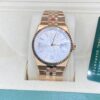Rolex Date Oyster Perpetual Land-Dweller Rose Gold White Dial 41 mm