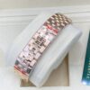 Rolex Date Oyster Perpetual Land-Dweller Rose Gold White Dial 41 mm